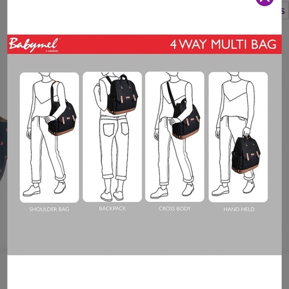 Babymel Diaper Backpack - Picture 5 of 7